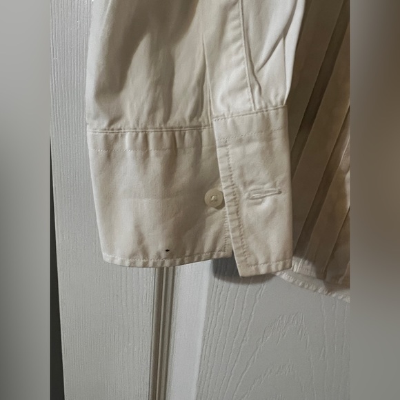 Calvin Klein button down white shirt size 4 - Picture 4 of 5